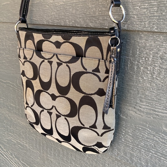 EUC | Coach Small Signature Canvas Shoulder Bag - Picture 8 of 13